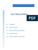 Balances de Materia