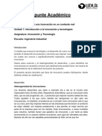 Semana 1 - Clase 2 - Tipos de Innovación