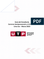 Guía Del Estudiante Carreras Semipresencial y A Distancia Lima Sur - Marzo 2023