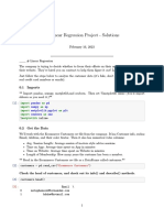 02-Linear Regression Project - Solutions