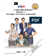 Earth and Life Science: Geologic Processes & Hazards