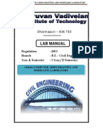 Ge6261 Computer Aided Drafting and Modeling Lab (Civil)