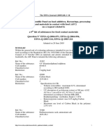 EFSA Opinion of The Scientific Panel On Food Additives, Flavourings, Processing Aids & Materials in Contact With Food, 29 Jun 2005