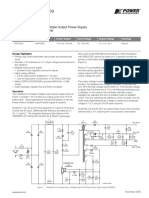 Di-198 Design Idea Linkswitch-Cv: Wide Range DVD Player Multiple Output Power Supply Without Need For Optocoupler