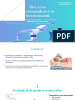 Relajantes Neuromusculares y Su Monitorización Final