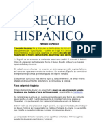 Derecho Hispánico