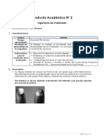 Producto Academico N2 Ingenieria de Materiales