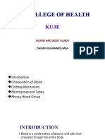 Ila College of Health: Blood and Body Fluids