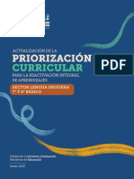 Actualización de La: Sector Lengua Indígena 7° Y 8° Básico