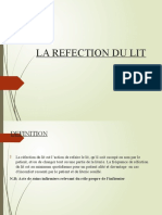 La Refection Du Lit