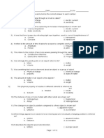 Science Grade 6 Mock Exam