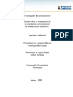 Importancia de La Estadística en La Resolución de Problemas de Ingeniería.