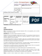 Planeación Del 5 Al 9 de Diciembre 2022