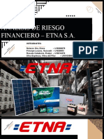 Analisis de Riesgo Financiero - Etna S.A