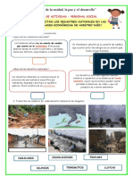 Ficha de Causas y Csecuenciasde Los Fenomenos Naurales