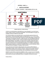 Historia - Clase 1. A. I. ¿Qué Es La Historia?: Ciencias Sociales - Historia - Segundo C - Turno Mañana-Ipet 48 - 2021