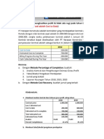 Pembahasan: A. Membuat Analisis Kontrak Dan Estimasi Gross Profit Setiap Tahun 2018 2019