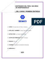 Trabajo Final Del Curso: Primera Entrega: "Año Del Bicentenario Del Peru: 200 Años de Independencia"