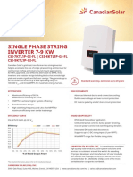 Single Phase String Inverter 7-9 KW: Csi-7Ktl1P-Gi-Fl - Csi-8Ktl1P-Gi-Fl Csi-9Ktl1P-Gi-Fl