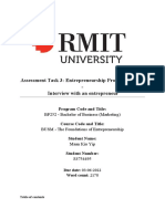 A3 Entrepreneurial Process Analysis 