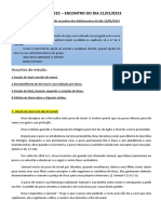 Material de Estudo para o Quiz Do Encontro Dos Adolescentes Do Dia 21