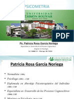 Psicometria: Ps. Patricia Rosa García Noriega