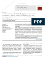 Anterior Impingement After Mobile Bearing Unicomparimental Kne - 2022 - Arthropl