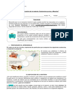 Guía - Clasificación de La Materia y Propiedades