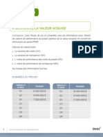 Exercice Gestion de La Valeur Acquise