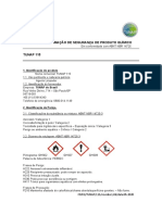 Ficha de Informação de Segurança de Produto Químico