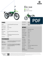 2022 klx300 en Us Spec Sheet