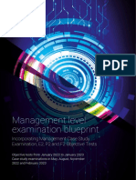 Management Level Exam Blueprints 2022 2023 Version3