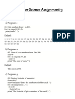 Practical Assignment-3