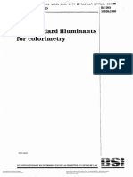 CIE Standard Illurninants For Colorimetry