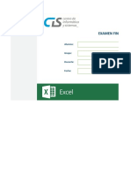 Examen Final: Alumno: Grupo: Docente: Fecha