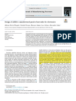 Design of Additive Manufactured Passive Heat Sinks For Electronics