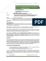 INFORME N° 406 TRAMITE AUTORIZACION ANTENA BITEL