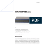 HPE MSR900 Series Router Performance