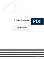 Estadística General: Guía de Trabajo