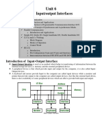 Input Output Interfaces