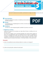 Las Vías de Comunicación para Tercer Grado de Primaria