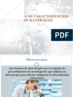 Técnicas de Caracterización de Materiales