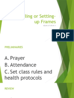 Installing or Setting-Up Frames: Aquaculture NC Ii