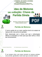 Partidas de Motores de Indução: Chave de Partida Direta: Campus Araranguá