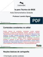 Geografia para Técnico Do IBGE: Aula Demonstrativa Gratuita