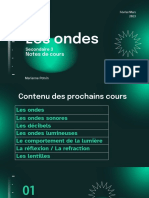 Les Notes de Cours - LES ONDES