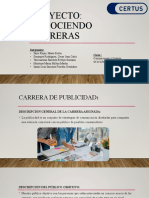 Proyecto: Conociendo Carreras: Integrantes: Curso