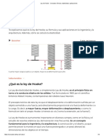 Ley de Hooke - Concepto, Fórmula, Elasticidad y Aplicaciones