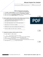 Unit 4 - Mid Year Standard Test