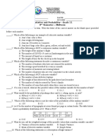 Stat Prob 11 - 3rd Quarter Assessment